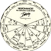 Neuromancer Code Wheel