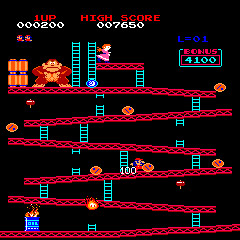 Donkey Kong Bent Girders