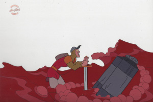 Cels - Time Warp - Dirk Sword in Mud