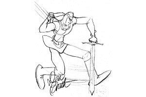 Sketch - Dirk the Daring 2