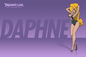 Dragon's Lair Wallpaper - Curvy Daphne