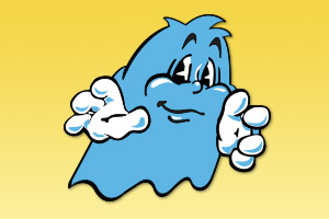 High Resolution Vector Graphic - Baby Pac-Man Ghost
