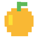Pixel Orange 128x128 Icon