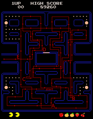 The Apple Pattern - Pac-Man Path Strategy