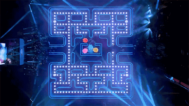 Pac-Man Bud Light Maze - Animated Gif