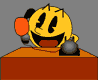 Pac-Man on the Phone - Animated Gif