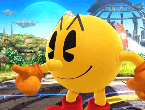 Pac-Man Thumbs Up - Animated Gif