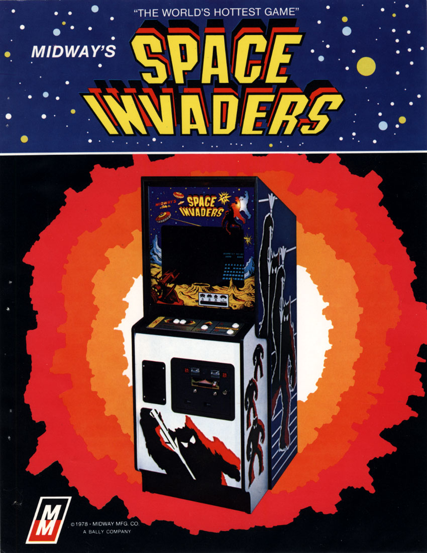 1978 TAITO SPACE INVADERS VIDEO FLYER 