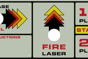 Space Invaders Control Panel