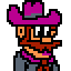 Tapper Saloon Patron - Purple Hat