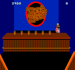 Tapper Arcade Screenshot - Root Beer - Bonus Level