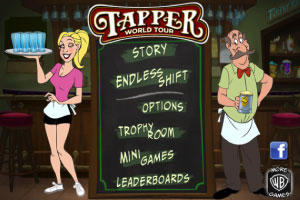 Tapper World Tour Screenshot - Menu