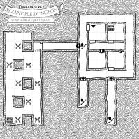 Dragon Wars Map - Byzanople Dungeon