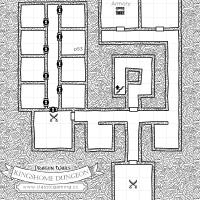 Dragon Wars Map - Kingshome Dungeon