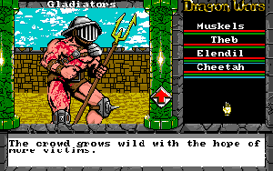 Fight gladiators in the Arena, and get free weapons