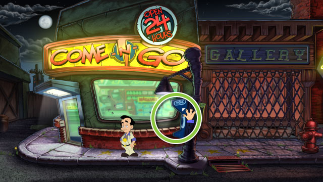 To the Come-N-Go to Make a Call - Walkthrough - Leisure Suit Larry: Reloaded - Game Guide and Walkthrough