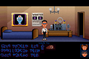 Maniac Mansion Screenshot - Bernard and the Radio