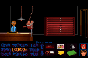 Maniac Mansion Screenshot - Michael and the Film
