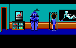 Maniac Mansion Screenshot - Using the Hunk-O-Matic