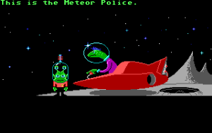Maniac Mansion Screenshot - Meteor Police