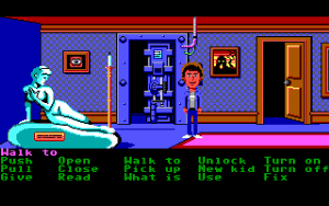 Maniac Mansion Screenshot - Statue