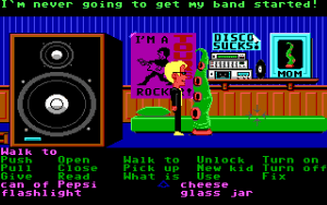 Maniac Mansion Screenshot - Green Tentacle's Room