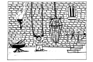 Maniac Mansion Preliminary Sketch - Figure 6